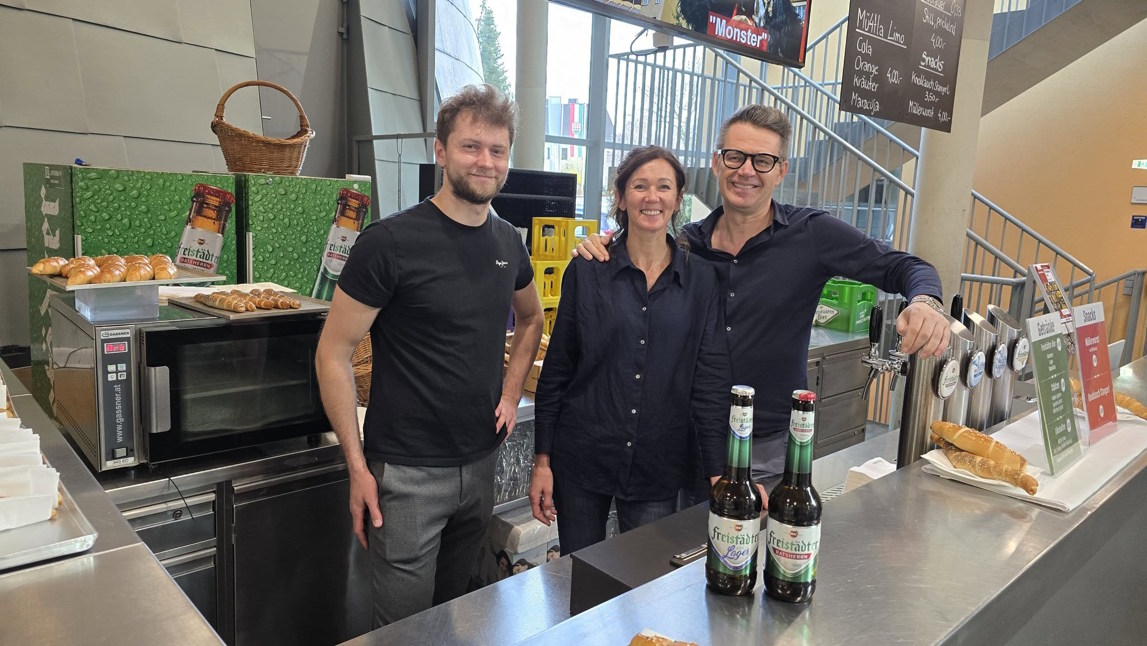 Philipp Haneder und Team